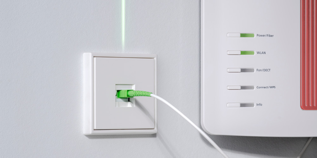 Die neuen Glasfaser-Anschlussdosen bei Neudecker Elektrotechnik in Eggolsheim